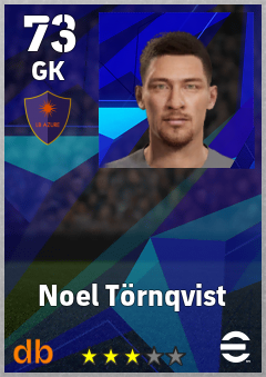 Noel Törnqvist — GK, OVR 73, MAX 73