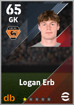 Logan Erb — GK, OVR 65, MAX 65