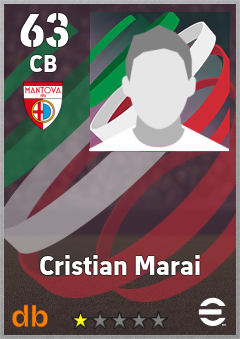 Cristian Marai — CB, OVR 63, MAX 63