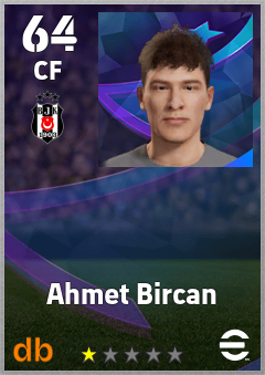Ahmet Bircan — CF, OVR 64, MAX 64