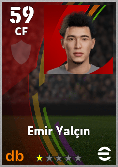 Emir Yalçın — CF, OVR 59, MAX 59