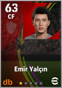 Emir Yalçın — CF, OVR 63, MAX 63