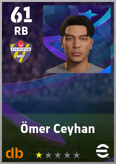 Ömer Ceyhan — RB, OVR 61, MAX 61
