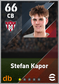 Stefan Kapor eFootball player card