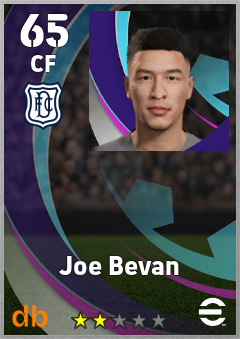 Joe Bevan — CF, OVR 65, MAX 65