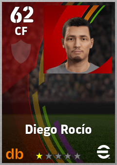 Diego Rocío — CF, OVR 62, MAX 62