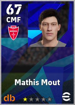 Mathis Mout — CMF, OVR 67, MAX 67