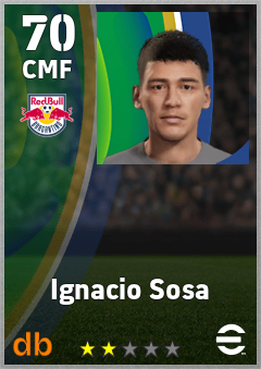 Ignacio Sosa — CMF, OVR 70, MAX 70