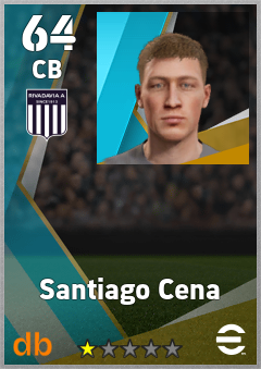 Santiago Cena — CB, OVR 64, MAX 64
