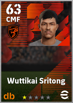 Wuttikai Sritong — CMF, OVR 63, MAX 63