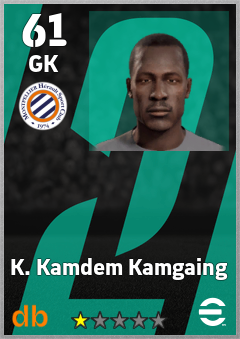 K. Kamdem Kamgaing — GK, OVR 61, MAX 61