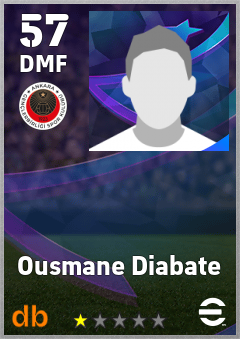 Ousmane Diabate — DMF, OVR 57, MAX 57