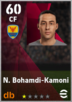 N. Bohamdi-Kamoni — CF, OVR 60, MAX 60