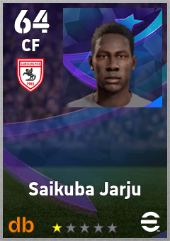 Saikuba Jarju — CF, OVR 64, MAX 64