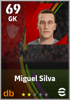 Miguel Silva — GK, OVR 69, MAX 69