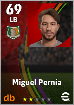 Miguel Pernía — LB, OVR 69, MAX 69