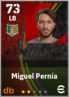 Miguel Pernía — LB, OVR 73, MAX 73