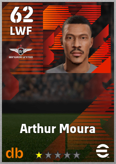 Arthur Moura — LWF, OVR 62, MAX 62