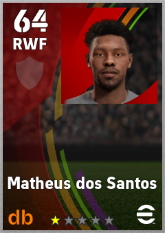 Matheus dos Santos eFootball player card