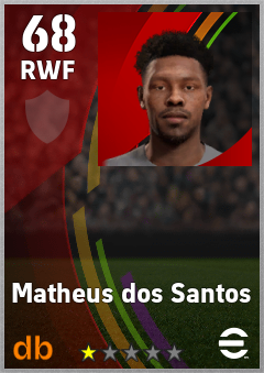 Matheus dos Santos — RWF, OVR 68, MAX 68
