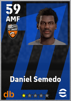 Daniel Semedo — AMF, OVR 59, MAX 59