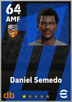 Daniel Semedo — AMF, OVR 64, MAX 64