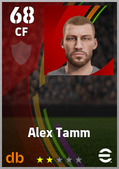 Alex Tamm — CF, OVR 68, MAX 68