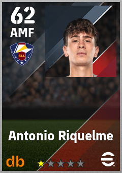 Antonio Riquelme — AMF, OVR 62, MAX 62