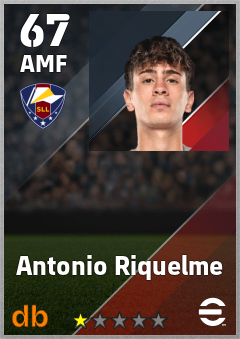 Antonio Riquelme — AMF, OVR 67, MAX 67