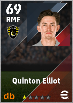 Quinton Elliot — RMF, OVR 69, MAX 69