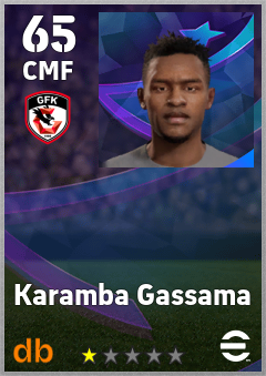 Karamba Gassama eFootball player card