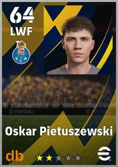 Oskar Pietuszewski — LWF, OVR 64, MAX 64