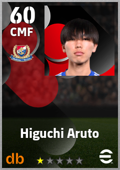 Higuchi Aruto — CMF, OVR 60, MAX 60