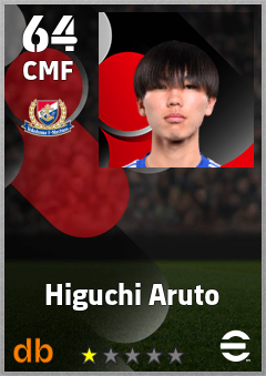 Higuchi Aruto — CMF, OVR 64, MAX 64