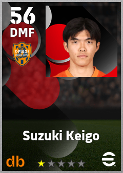 Suzuki Keigo — DMF, OVR 56, MAX 56
