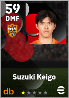 Suzuki Keigo — DMF, OVR 59, MAX 59
