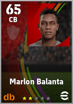 Marlon Balanta eFootball player card