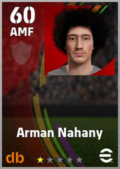 Arman Nahany eFootball player card