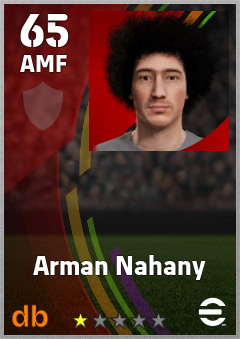 Arman Nahany — AMF, OVR 65, MAX 65