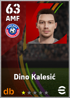 Dino Kalesić eFootball player card