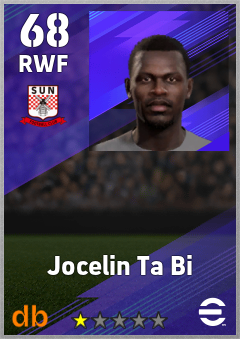 Jocelin Ta Bi — RWF, OVR 68, MAX 68