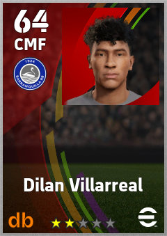 Dilan Villarreal eFootball player card