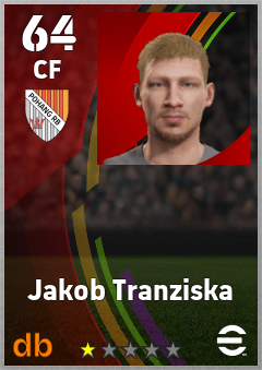 Jakob Tranziska — CF, OVR 64, MAX 64