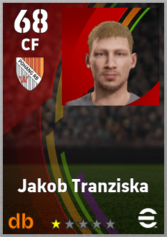 Jakob Tranziska — CF, OVR 68, MAX 68