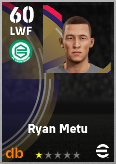 Ryan Metu — LWF, OVR 60, MAX 60