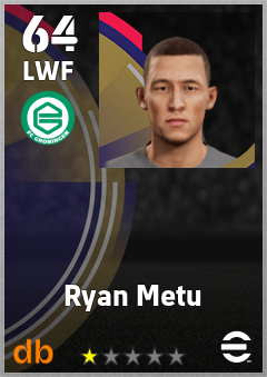 Ryan Metu eFootball player card