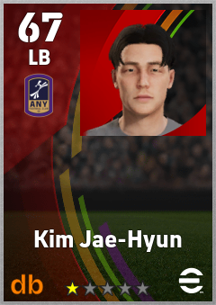 Kim Jae-Hyun — LB, OVR 67, MAX 67