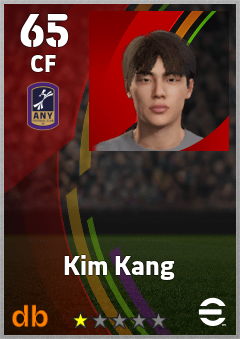 Kim Kang — CF, OVR 65, MAX 65