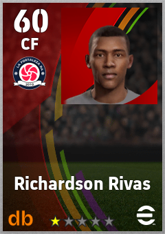 Richardson Rivas — CF, OVR 60, MAX 60