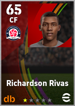 Richardson Rivas — CF, OVR 65, MAX 65